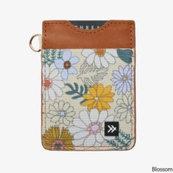 Thread Vertical RFID Wallet -CampMate Shop Vertical RFID Card Holder Wallet Blossom