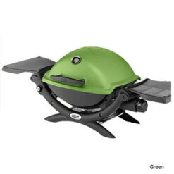Weber Q 1200 Portable Gas Grill -CampMate Shop WEB51010001 Q 1200 Portable Gas Grill Green