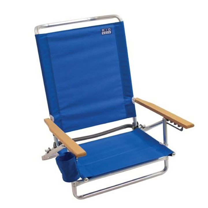 RIO Wave 5-Position Aluminum Lay Flat Folding Beach Chair 1 RIO Wave 5-Position Aluminum Lay Flat Folding Beach Chair