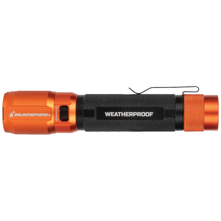 Blackfire Weatherproof 1000 Lumen 2-Color Rechargeable Flashlight