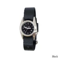 Bertucci Women's M-1S Field Watch -CampMate Shop Womens M1S Field Watch Black