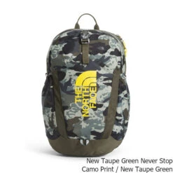 The North Face Youth Mini Recon 19.5 Liter Backpack -CampMate Shop Youth Mini Recon 19pt5 Liter Backpack Taupe Green Camo