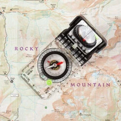 Brunton TruArc 15 Mirrored Professional Compass -CampMate Shop br ta15 map