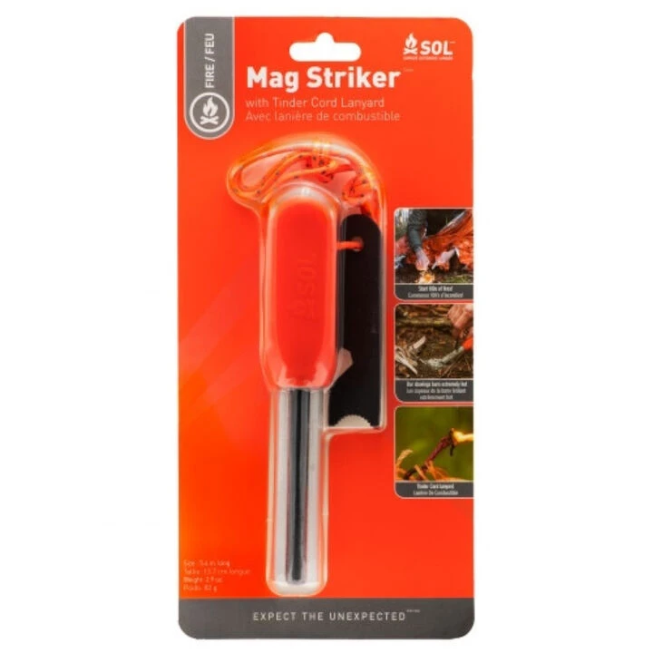 SOL Mag Striker W/ Tinder Cord 1 SOL Mag Striker W/ Tinder Cord